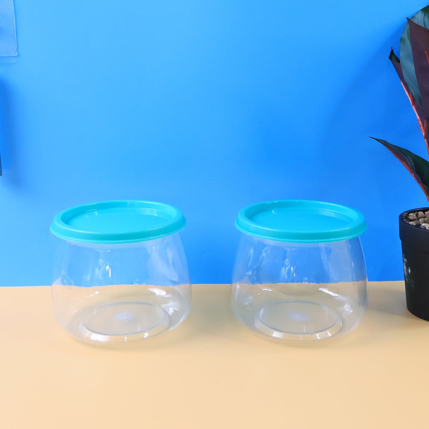Airtight Storage Containers Set  Approx 900ML (2 Pc) Airtight Storage Containers Set  Approx 900ML (2 Pc)